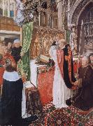 MASTER of Saint Gilles The Mass of Saint Giles oil on canvas